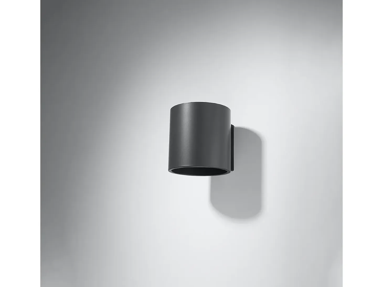 Lámparas de pared Celeris moderno de aluminio - 1 fuentes luminosas 3000K - L.10 x A.10 cm - antracita