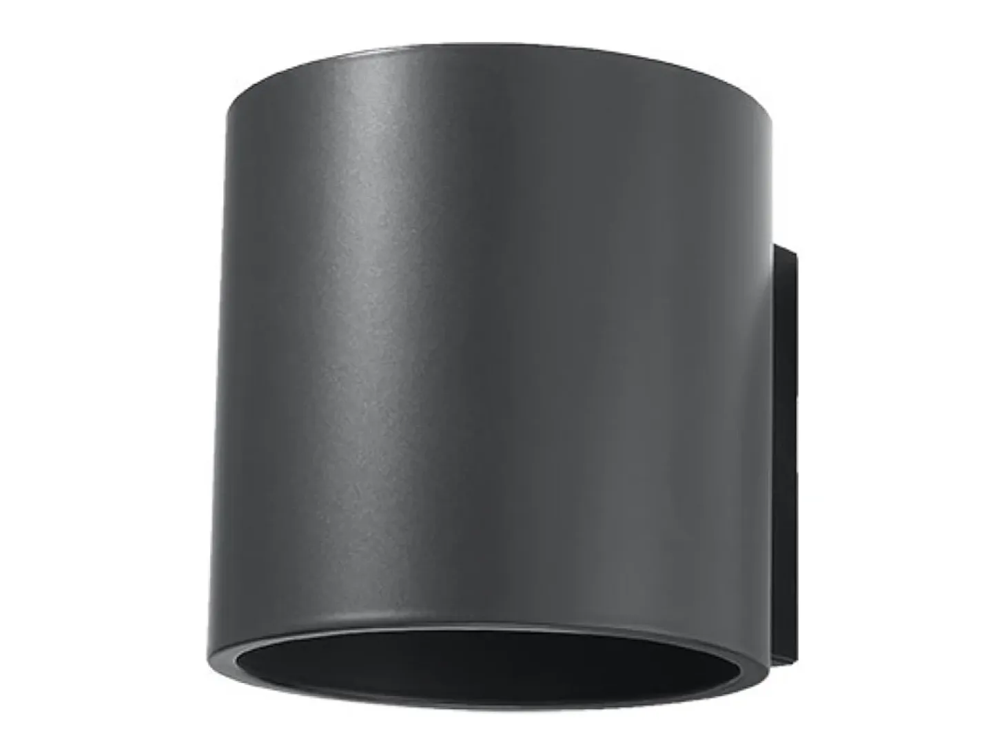 Lámparas de pared Celeris moderno de aluminio - 1 fuentes luminosas 3000K - L.10 x A.10 cm - antracita