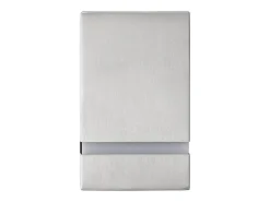 Lámparas de pared de exterior 2 uds 35 W plateado semicircular ES832240