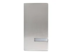 Lámparas de pared de exterior 2 uds 35 W plateado semicircular ES832240