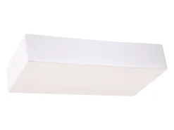 Lámparas de pared Flain moderno de cerámica - 2 fuentes luminosas 3000K - L.31 x A.6,5 cm - blanco