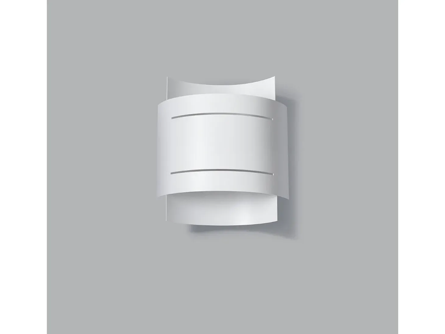 Lámparas de pared Ignisra moderno de acero - 1 fuentes luminosas 3000K - L.21 x A.23 cm - blanco