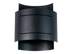 Lámparas de pared Ignisra moderno de acero - 1 fuentes luminosas 4000K - L.21 x A.23 cm - negro