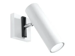 Lámparas de pared Invicta moderno de acero - 1 fuentes luminosas 3000K - L.8 x A.20 cm - blanco
