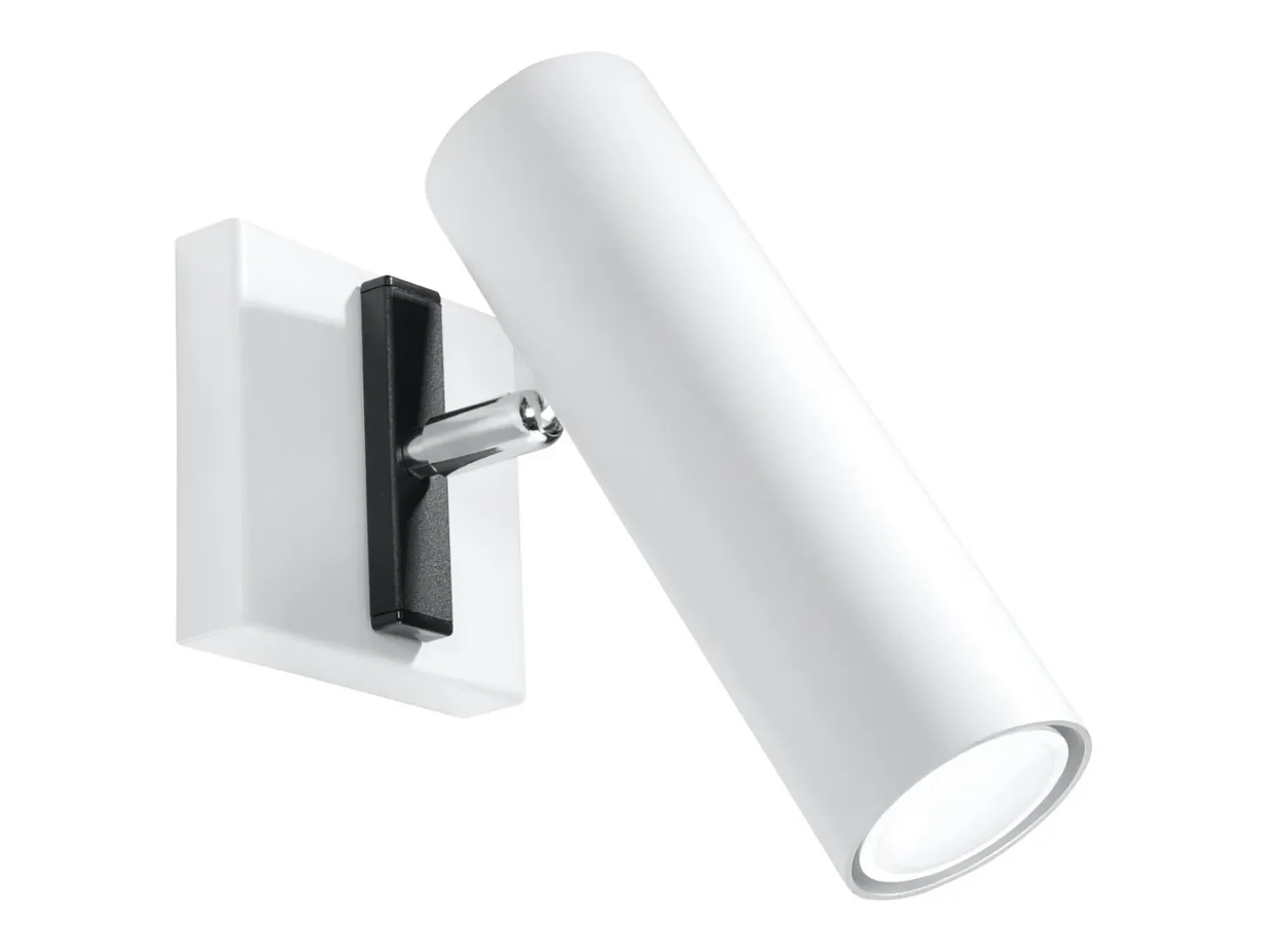 Lámparas de pared Invicta moderno de acero - 1 fuentes luminosas 4000K - L.8 x A.20 cm - blanco