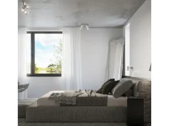 Lámparas de pared Invicta moderno de acero - 1 fuentes luminosas 4000K - L.8 x A.20 cm - blanco