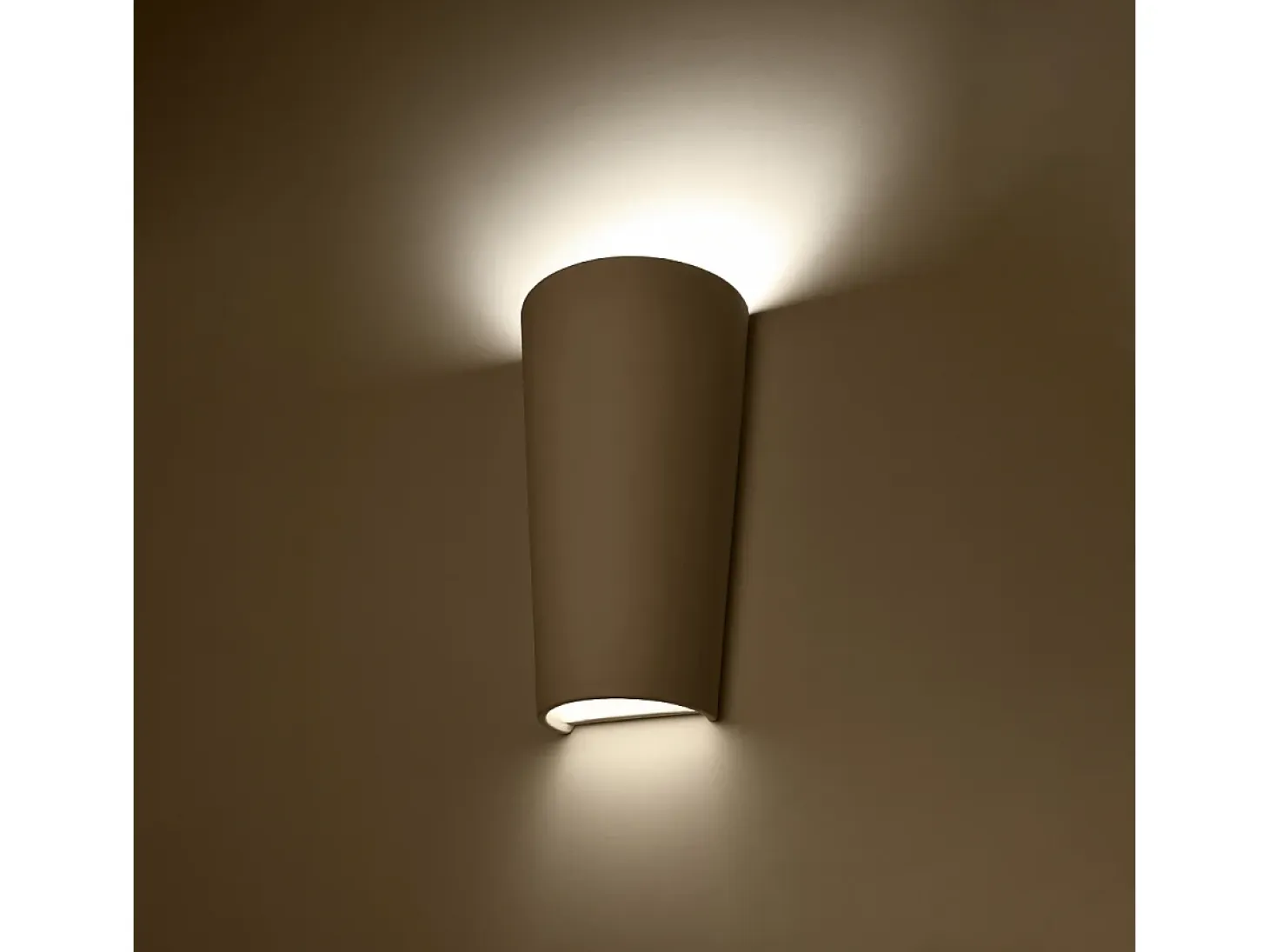 Lámparas de pared Lanoo moderno de cerámica - 1 fuentes luminosas 4000K - L.16,5 x A.29 cm - blanco