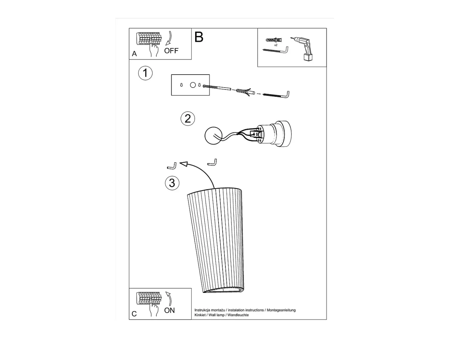 Lámparas de pared Lanoo moderno de cerámica - 1 fuentes luminosas 4000K - L.16,5 x A.29 cm - blanco