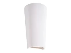 Lámparas de pared Lanoo moderno de cerámica - 1 fuentes luminosas 3000K - L.16,5 x A.29 cm - blanco
