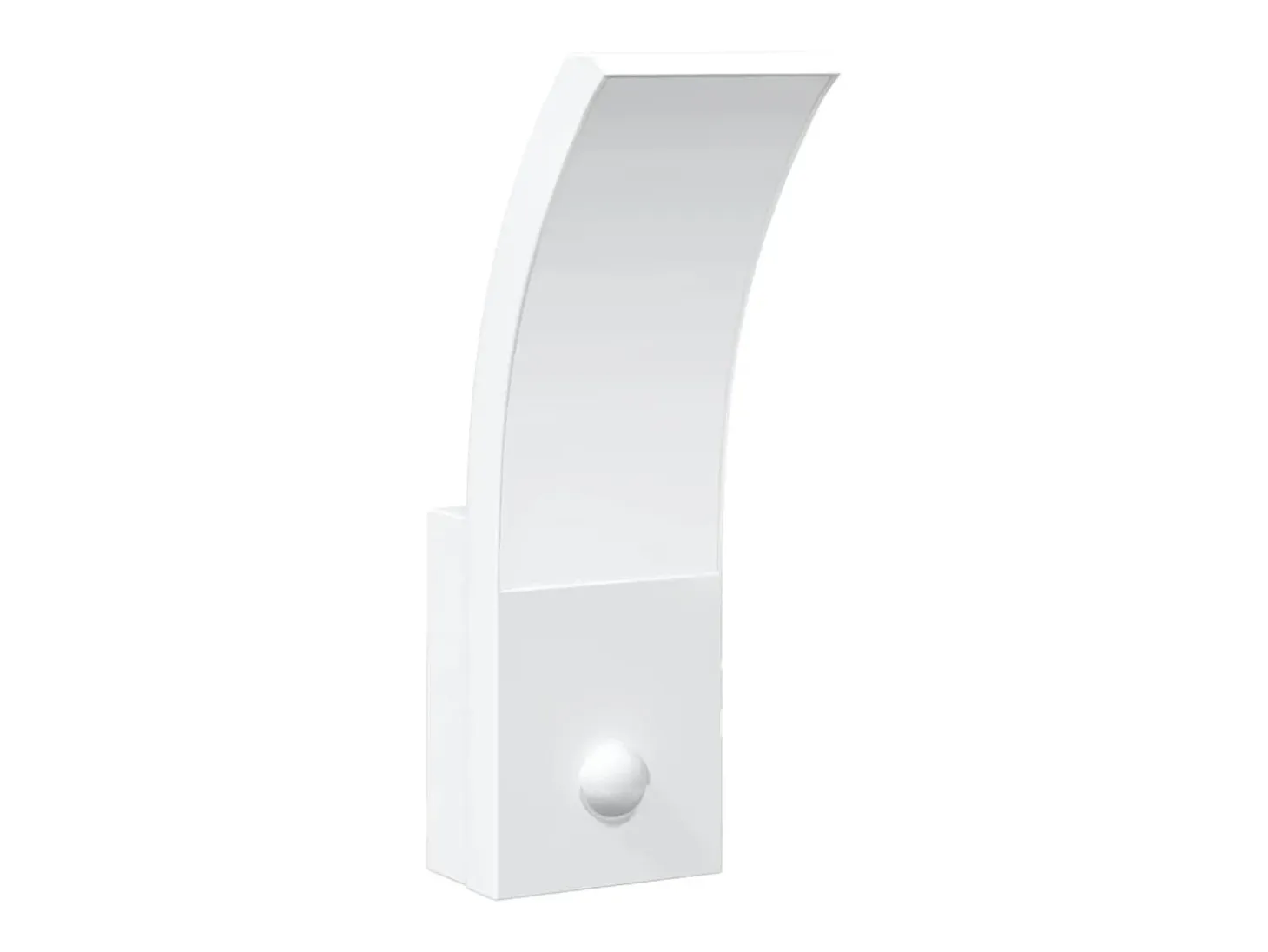 Lámparas de pared LED exterior con sensor 2 uds aluminio blanco ES765149