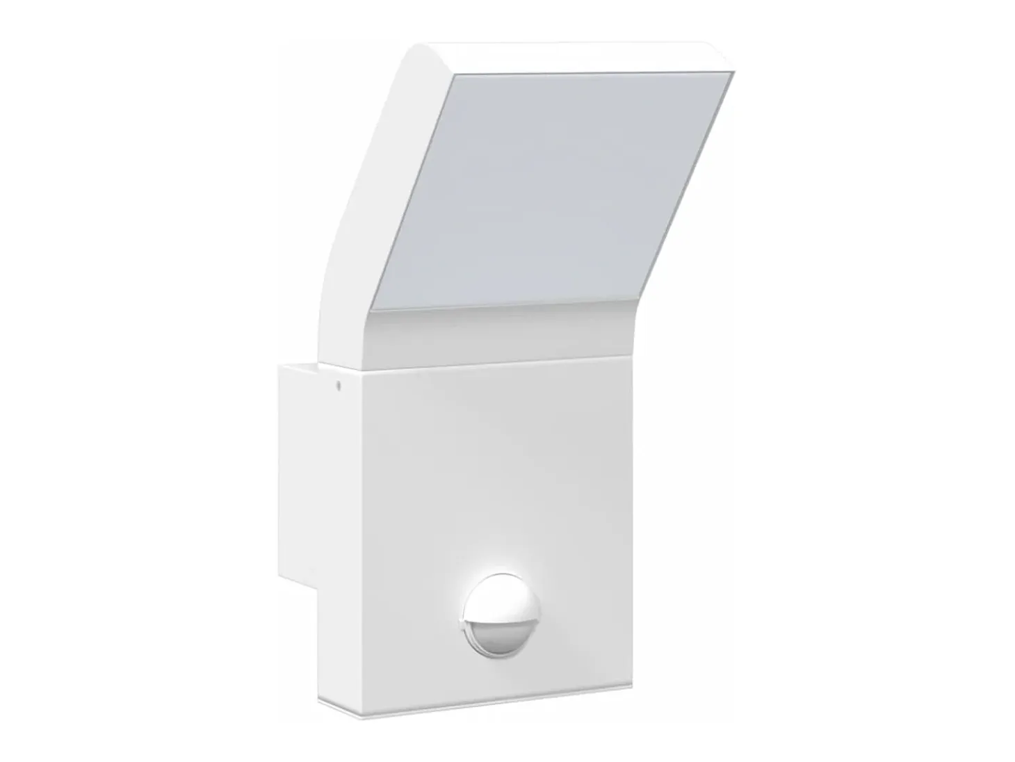 Lámparas de pared LED exterior con sensor 2 uds aluminio blanco ES940589