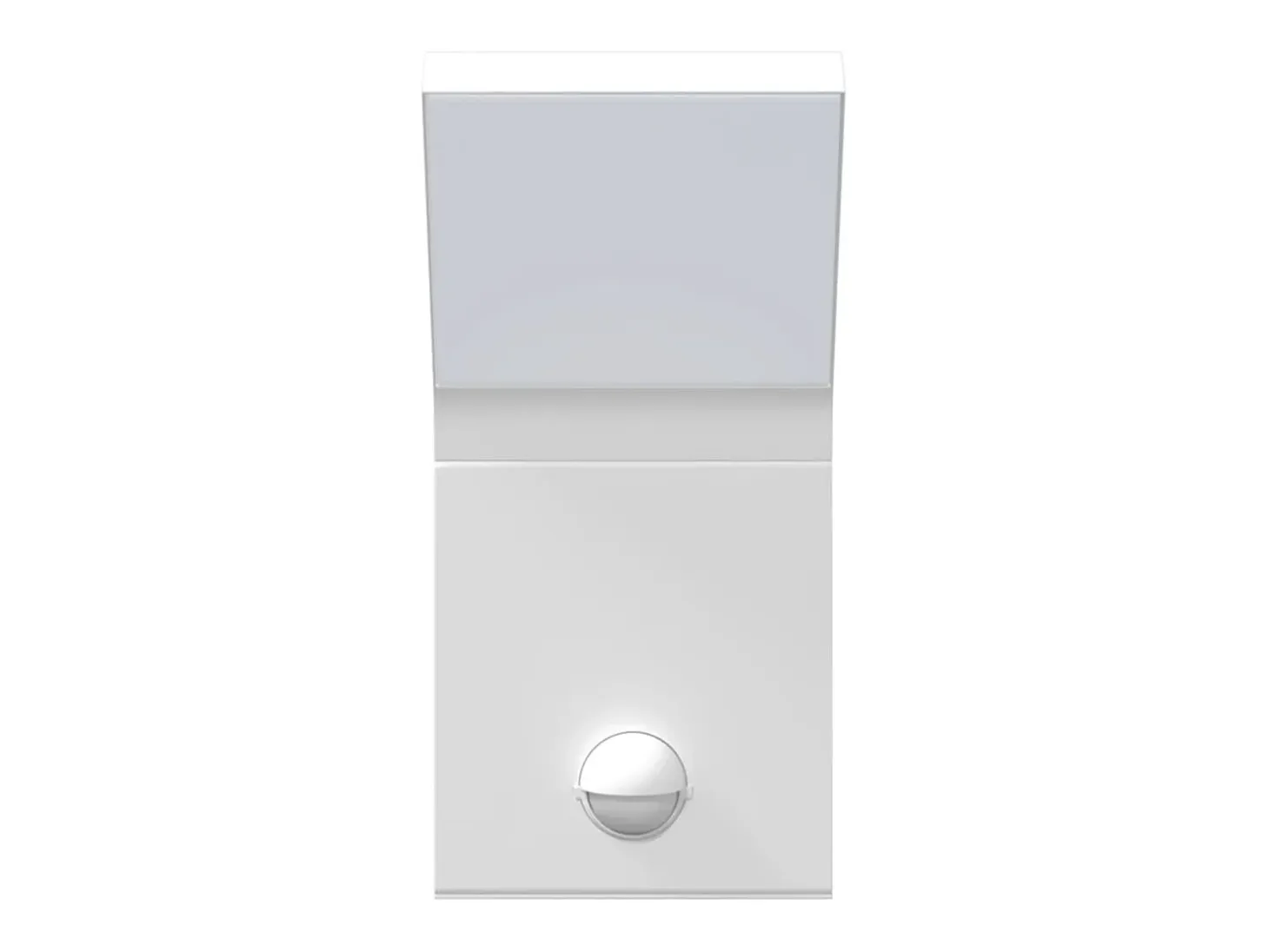 Lámparas de pared LED exterior con sensor 2 uds aluminio blanco ES940589