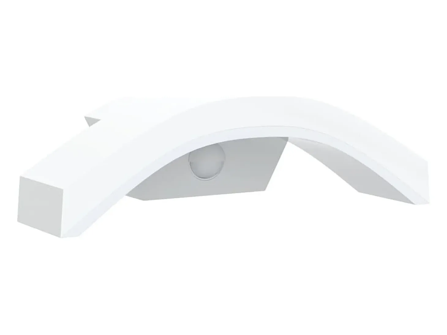 Lámparas de pared LED exterior con sensor 2 uds aluminio blanco ES415522