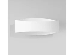 Lámparas de pared Litim moderno de acero - 1 fuentes luminosas 3000K - L.12 x A.12 cm - blanco