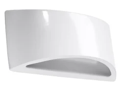Lámparas de pared Litte moderno de cerámica - 1 fuentes luminosas 4000K - L.31,5 x A.14,5 cm - blanco