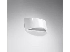 Lámparas de pared Litte moderno de cerámica - 1 fuentes luminosas 3000K - L.31,5 x A.14,5 cm - blanco