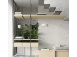 Lámparas de pared Litte moderno de cerámica - 1 fuentes luminosas 3000K - L.31,5 x A.14,5 cm - blanco