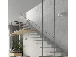 Lámparas de pared Litte moderno de cerámica - 1 fuentes luminosas 3000K - L.31,5 x A.14,5 cm - blanco