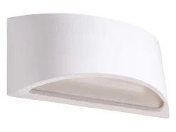 Lámparas de pared Litte moderno de cerámica - 1 fuentes luminosas 3000K - L.31,5 x A.14 cm - blanco
