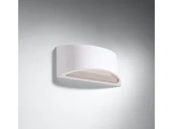 Lámparas de pared Litte moderno de cerámica - 1 fuentes luminosas 3000K - L.31,5 x A.14 cm - blanco