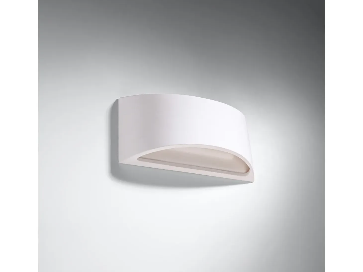 Lámparas de pared Litte moderno de cerámica - 1 fuentes luminosas 3000K - L.31,5 x A.14 cm - blanco