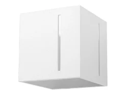 Lámparas de pared Luminara moderno de aluminio - 1 fuentes luminosas 4000K - L.10 x A.10 cm - blanco