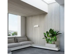 Lámparas de pared Lumivea moderno de acero - 2 fuentes luminosas 3000K - L.40 x A.15 cm - blanco