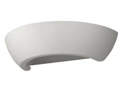 Lámparas de pared Luxis moderno de cerámica/vidrio - 1 fuentes luminosas 3000K - L.34 x A.8 cm - blanco