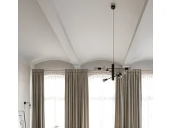 Lámparas de pared Luxra desván de acero - 1 fuentes luminosas 3000K - L.8 x A.8 cm - negro