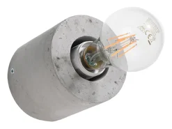 Lámparas de pared Nalvado industrial de concreto - 1 fuentes luminosas 3000K - L.10 x A.10 cm - gris