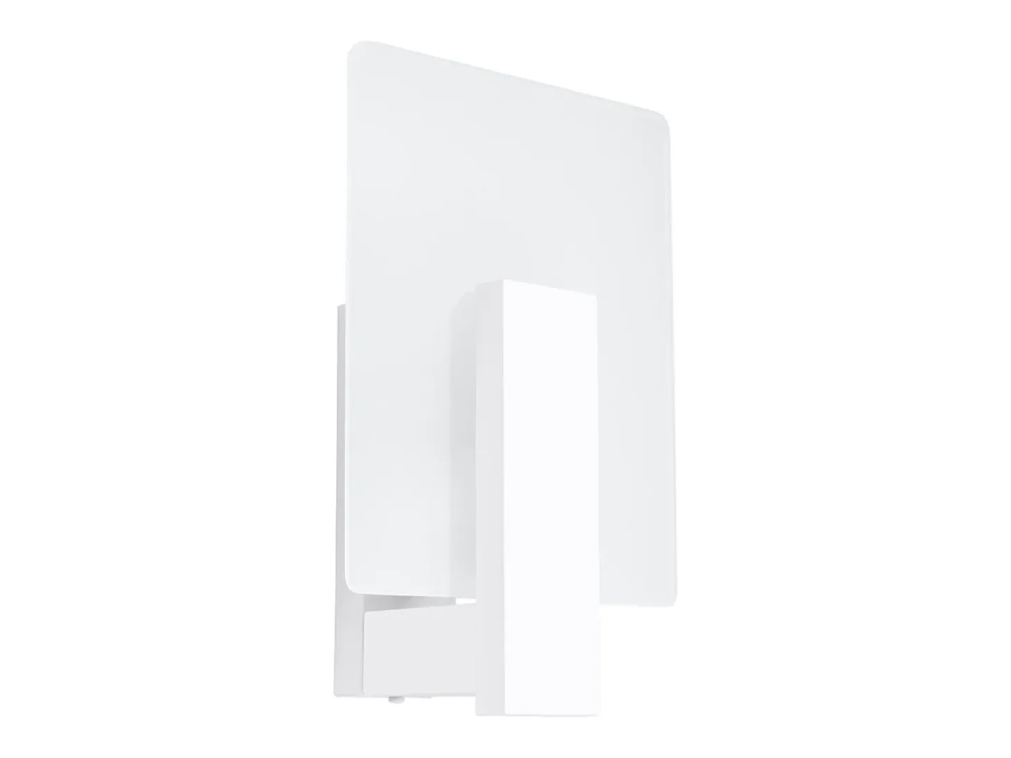 Lámparas de pared Nappo escandinavo de madera/vidrio - 1 fuentes luminosas 3000K - L.16 x A.30,5 cm - blanco