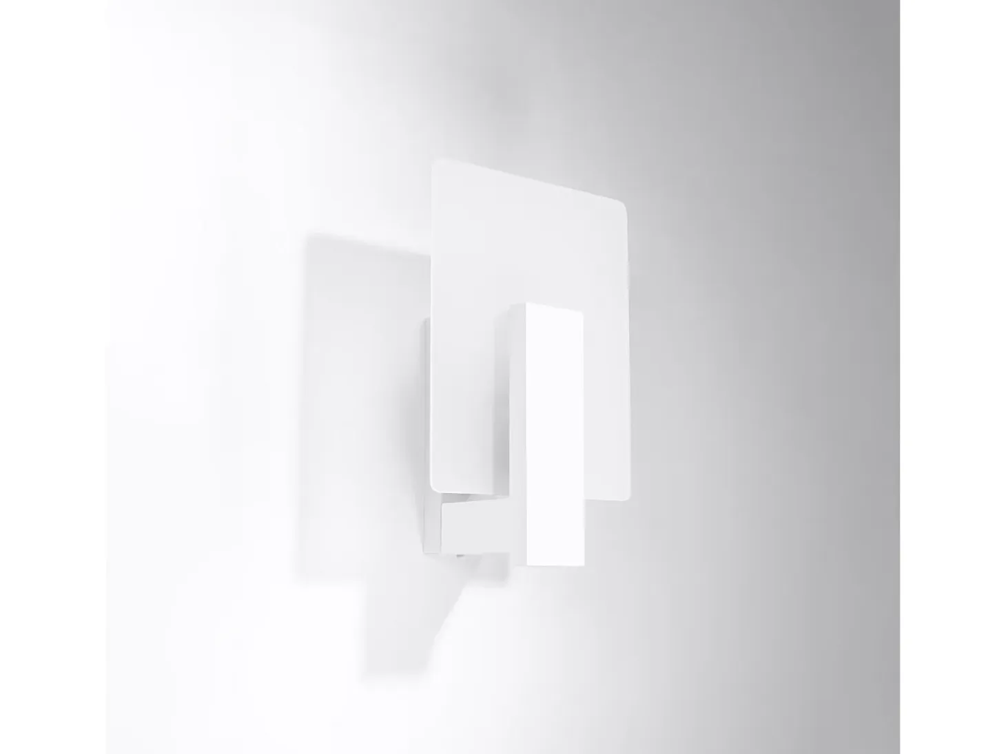 Lámparas de pared Nappo escandinavo de madera/vidrio - 1 fuentes luminosas 3000K - L.16 x A.30,5 cm - blanco