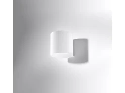 Lámparas de pared Novici moderno de vaso - 1 fuentes luminosas 3000K - L.10 x A.10 cm - blanco