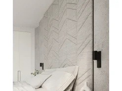 Lámparas de pared Nutiq moderno de acero - 1 fuentes luminosas 3000K - L.6 x A.15 cm - negro