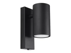 Lámparas de pared Nutiq moderno de acero - 1 fuentes luminosas 3000K - L.6 x A.15 cm - negro
