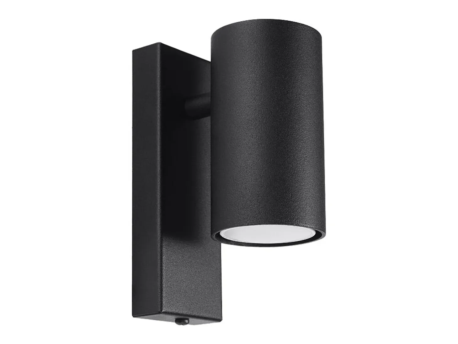 Lámparas de pared Nutiq moderno de acero - 1 fuentes luminosas 3000K - L.6 x A.15 cm - negro