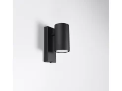 Lámparas de pared Nutiq moderno de acero - 1 fuentes luminosas 3000K - L.6 x A.15 cm - negro