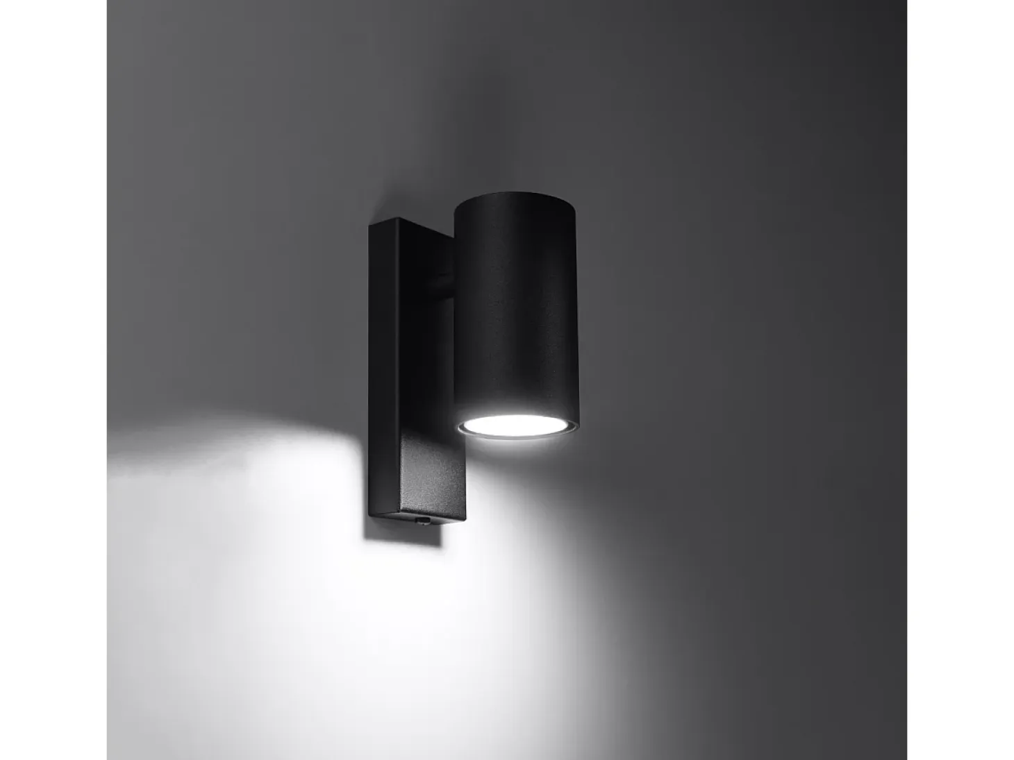 Lámparas de pared Nutiq moderno de acero - 1 fuentes luminosas 4000K - L.6 x A.15 cm - negro