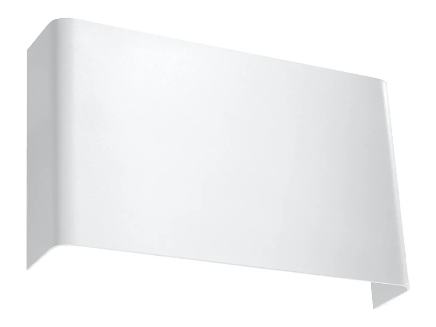 Lámparas de pared Overaqua moderno de acero - 2 fuentes luminosas 4000K - L.25 x A.15 cm - blanco