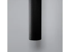 Lámparas De Pared Pastelo Moderno De Acero - 2 Fuentes Luminosas - L.2,5 X A.50 Cm - Negro