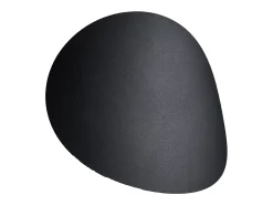 Lámparas de pared Perceptix moderno de acero - 2 fuentes luminosas 4000K - L.25 x A.29 cm - negro