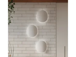 Lámparas de pared Perceptix moderno de acero - 2 fuentes luminosas 4000K - L.25 x A.29 cm - blanco