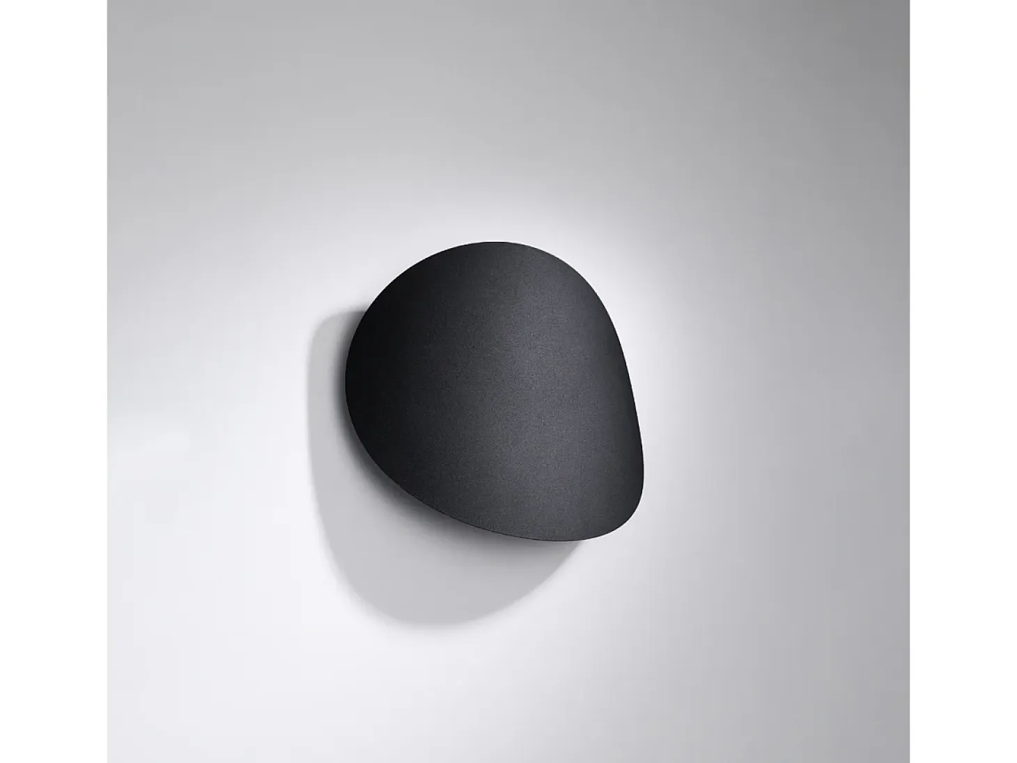Lámparas de pared Perceptix moderno de acero - 2 fuentes luminosas 3000K - L.25 x A.29 cm - negro
