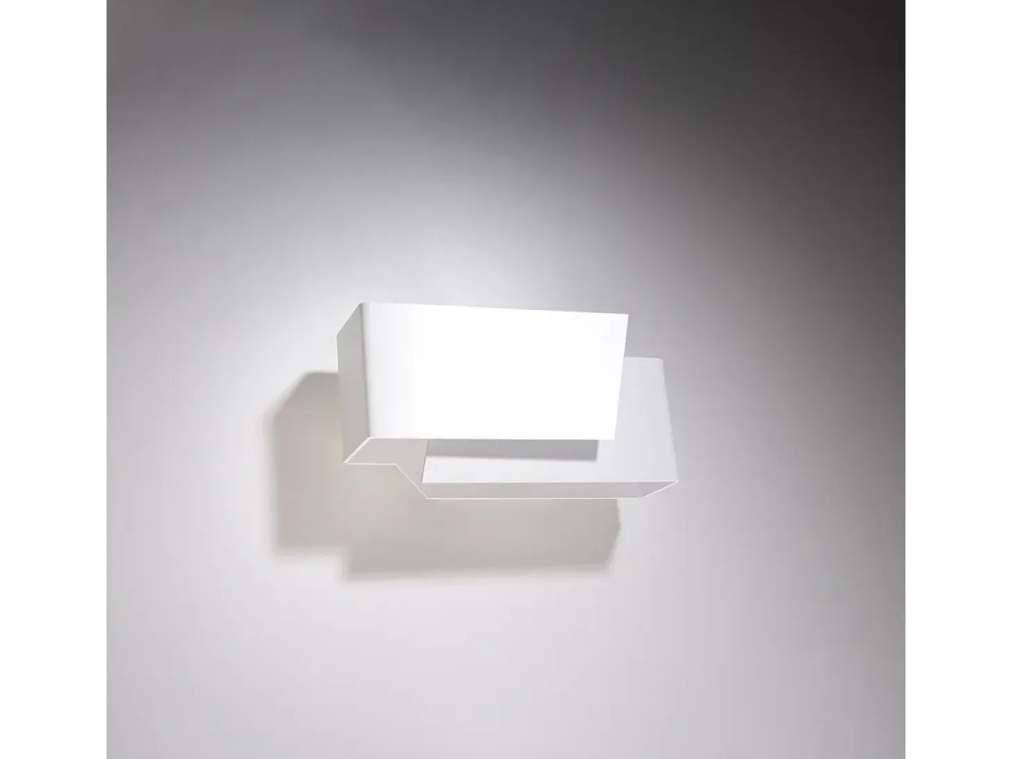 Lámparas De Pared Piegare Moderno De Acero - 1 Fuentes Luminosas - L.20 X A.10 Cm - Blanco