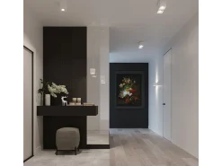 Lámparas de pared Quadx moderno de aluminio - 1 fuentes luminosas 4000K - L.10 x A.10 cm - blanco