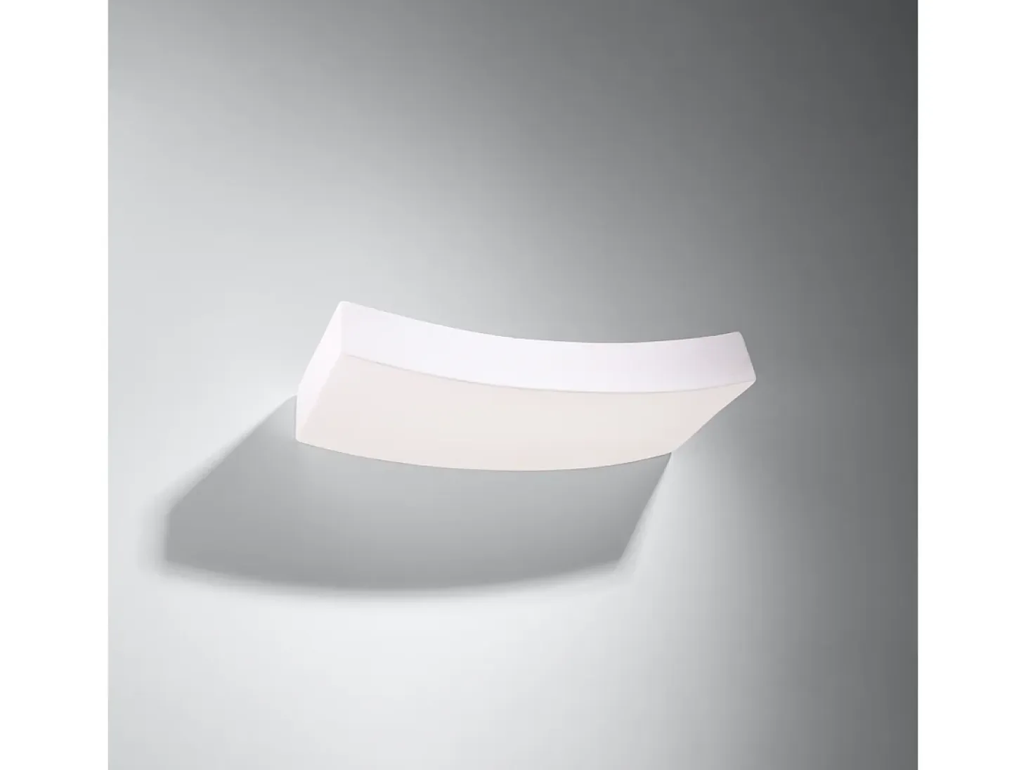 Lámparas de pared Shira moderno de cerámica - 2 fuentes luminosas 3000K - L.36 x A.4,5 cm - blanco