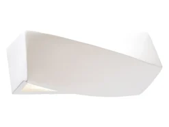 Lámparas de pared Sigmonix mini moderno de cerámica/vidrio - 1 fuentes luminosas 3000K - L.35 x A.12 cm - blanco