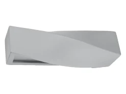 Lámparas de pared Sigmonix moderno de cerámica/vidrio - 1 fuentes luminosas 4000K - L.42 x A.14 cm - gris