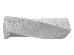 Lámparas de pared Sigmonix moderno de concreto - 2 fuentes luminosas 4000K - L.42 x A.14 cm - gris