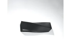 Lámparas de pared Sigmonix moderno de cerámica/vidrio - 1 fuentes luminosas 3000K - L.42 x A.14 cm - negro